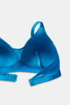 Zivame Sun's Bird Padded Non Wired 3/4th Coverage T-Shirt Bra - Methyl Blue — thumbnail 5
